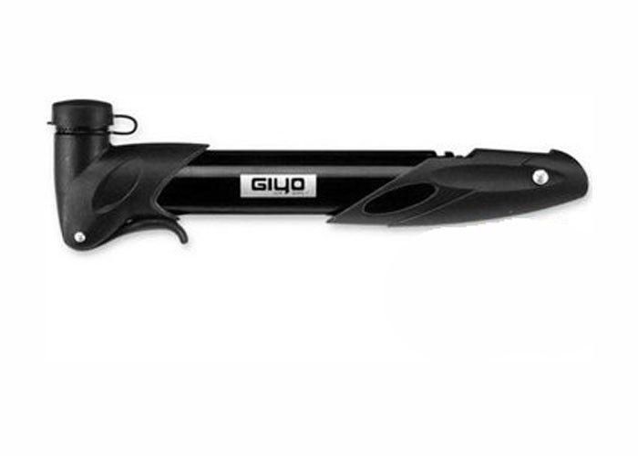 GIYO  GP-77 MINI POMPA PLASTIK TELESKOBIK GIYO LOGOLU SIYAH